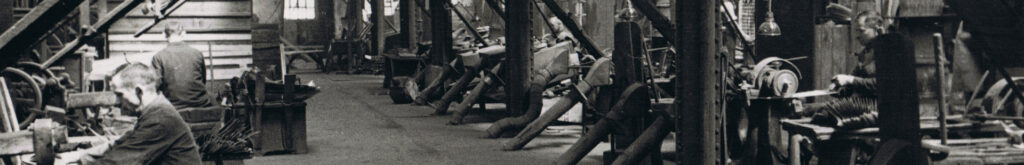 SHW Schmiedetechnik Historie Arbeiten in der Fabrik
